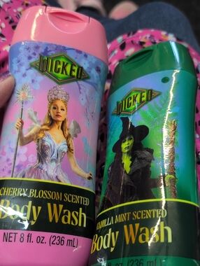 Wicked Cherry Blossom  & Vanilla Mint Scented Body Wash - 8 Oz Bottles